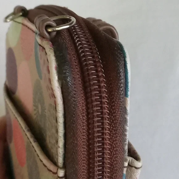 Relic Colorful Faux Leather Wallet Wristlet - Picture 6 of 10